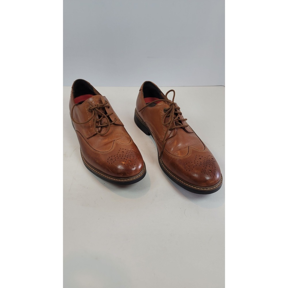 Rockport brown‎ leather wingtip oxfords Men's Shoes Size 10